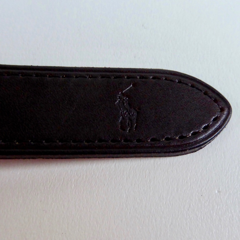 Ralph Lauren Leather Fabric Belt Tiger Varsity NWT - Picture 7 of 7